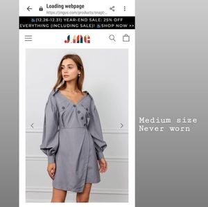 J.ING grey M dress